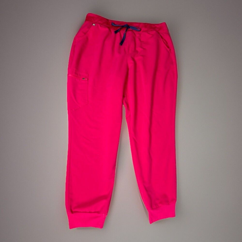 FIGS Zamora Jogger Scrub Pants XXL Pink Technical Collection - Picture 2 of 12